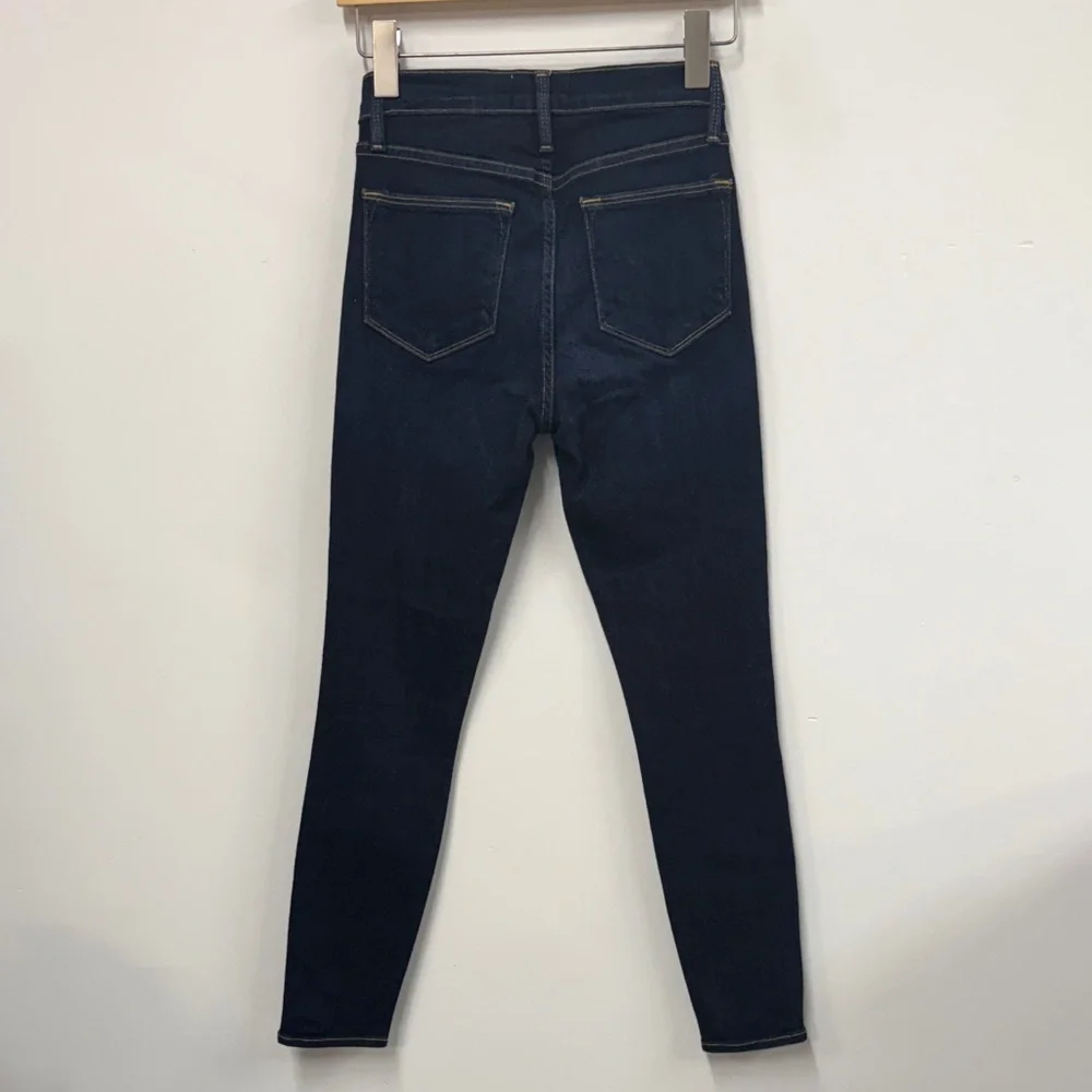 Frame Denim le high skinny Women's High Rise Indigo Jeans 25